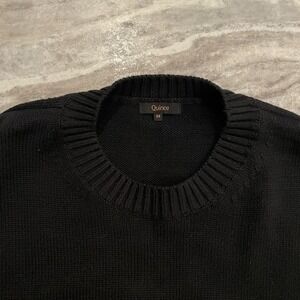 Quince Women's 100% Organic Cotton Boyfriend Crew Sweater Medium New W/O Tags